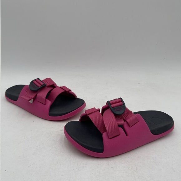 Chaco sandals Slide "Pink" Little girl size 1 - Picture 3 of 9